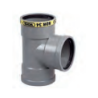 Te pvc assainissement CR8 D160 FF 45° NF