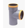 Te reduit pvc assainissement CR8 200x160 MF - 45°