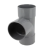 Te pvc evac D100 90° FF - NF