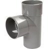 Te pvc evac D100 90° MF - NF