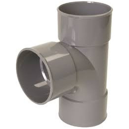 Te pvc evac D125 90° FF - NF