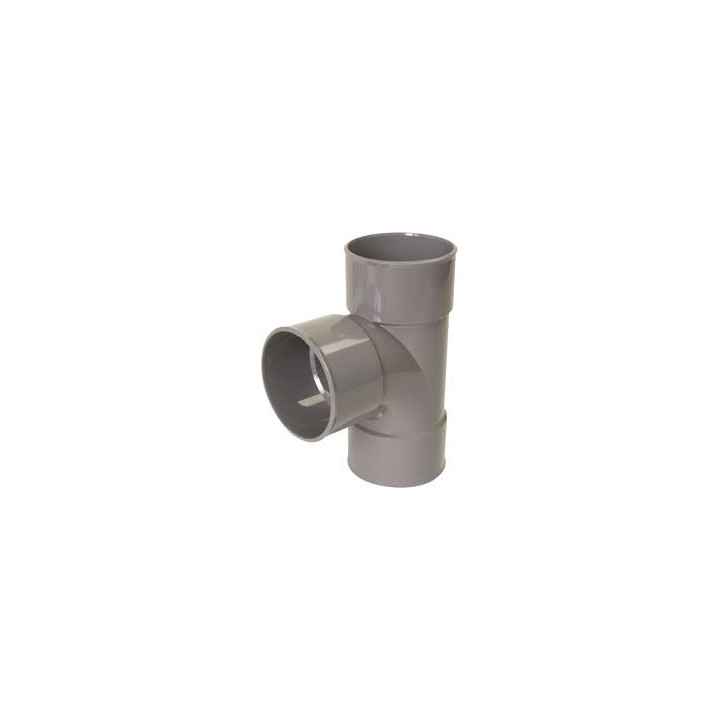 Te pvc evac D125 90° FF - NF