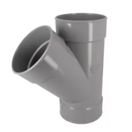 Y pvc evac nf d160 45° femelle femelle
