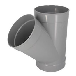 Y pvc evac nf d250 45° femelle femelle