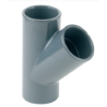 Te pvc pression egal acs d50 45°