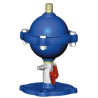 Ventouse aep simple effet dn40/50/60/65 + robinet pn16