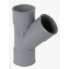 Y pvc evac nf d100 45° femelle femelle