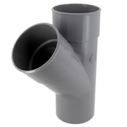 Te Y pvc 100-45° MF EU