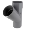 Te Y pvc 100-45° MF EU