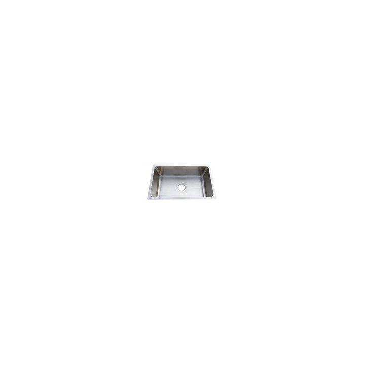 Evier inox 1 grande cuve sous plan 796x457x228mm