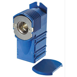 Boite encastrement simple bleue - 3/4 EK - F15/21