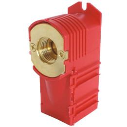 Boite encastrement simple rouge - 3/4 EK - F15/21