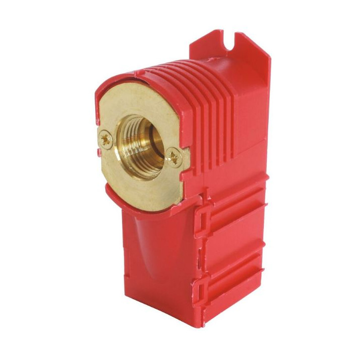 Boite encastrement simple rouge - 3/4 EK - F15/21