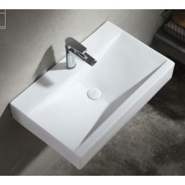 Lavabo 70.5x44.5x12cm blanc