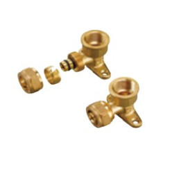 Coude a compression applique multicouche D16 1/2" F