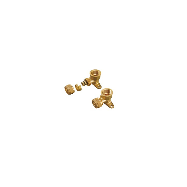 Coude a compression applique multicouche D16 1/2" F