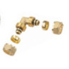 Coude a compression egal multicouche D16