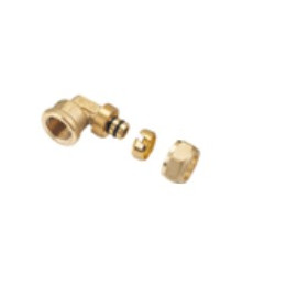 Coude a compression multicouche D16 1/2" F