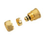 Raccord a compresser droit multicouche D16 3/4" F