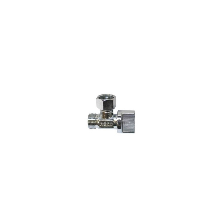 Robinet equerre pour WC 1/4T 3/8 chrome