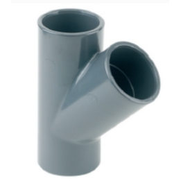 Te pvc pression egal acs d110 45°