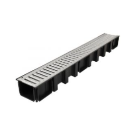 Caniveau 1m l130 grille galva
