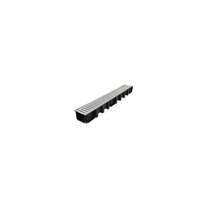 Caniveau 1m l130 grille galva