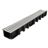 Caniveau 1m l130 grille galva