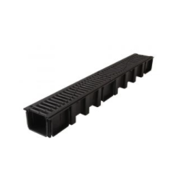 Caniveau 1m fonte l130 + 2 grilles B125