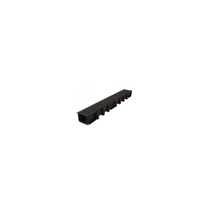 Caniveau 1m fonte l130 + 2 grilles B125