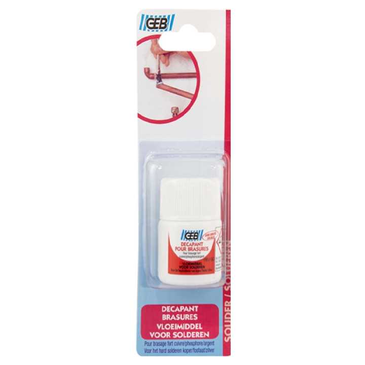 Flux decapant AG-FLUX blister 30g pour brasage argent 40% tous métaux