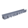 Caniveau 1m l130 profile gris