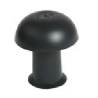 Chapeau ventilation pvc D100 + moustiquaire