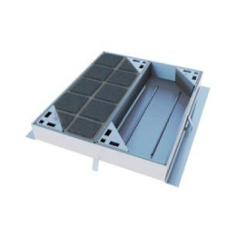 regard acier L2T a paver + cadre acier ht 80mm c250kn 1161x389int