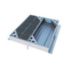regard acier L2T a paver + cadre acier ht 80mm c250kn 1161x389int