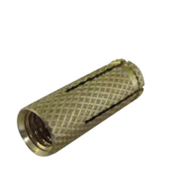 Cheville mecanique laiton 7x150 l30mm
