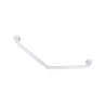 Barre d'appui coudee 135° D30mm 400x400mm blanc