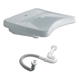 Lavabo 68x58cm PMR PRESTO + bonde et siphon
