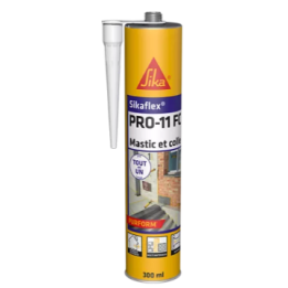 Mastic colle sikaflex pro 300ml blanc