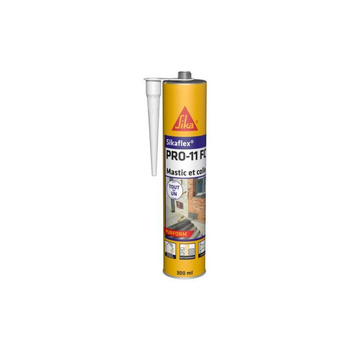 Mastic colle sikaflex pro 300ml gris