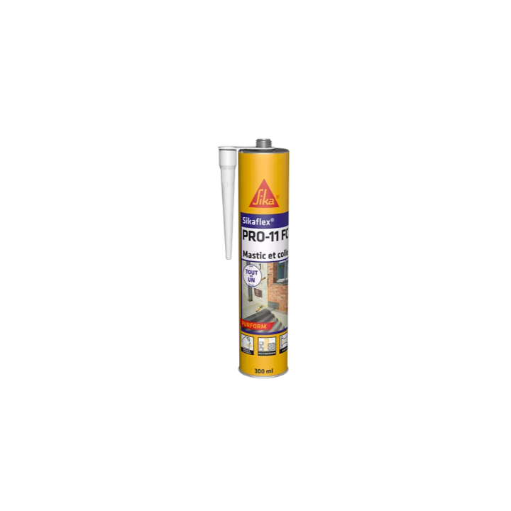 Mastic colle sikaflex pro 300ml marron