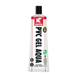 Colle pvc GEL AQUA rigide a prise rapide tube 125ml
