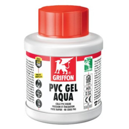 Colle pvc GEL AQUA rigide a prise rapide bidon 250ml+ pinceau