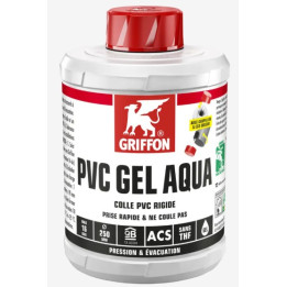 Colle pvc GEL AQUA rigide a prise rapide bidon 1L