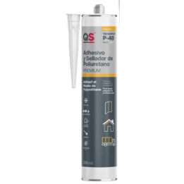 Mastic colle polyurethane QS 300ml gris